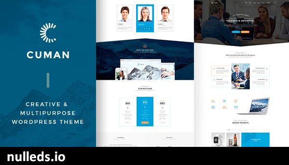 Cuman - Business Corporate theme