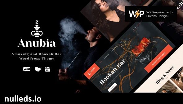 Anubia | Smoking and Hookah Bar WordPress Theme