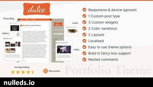 Dulce – A Tumblr Style WordPress Theme