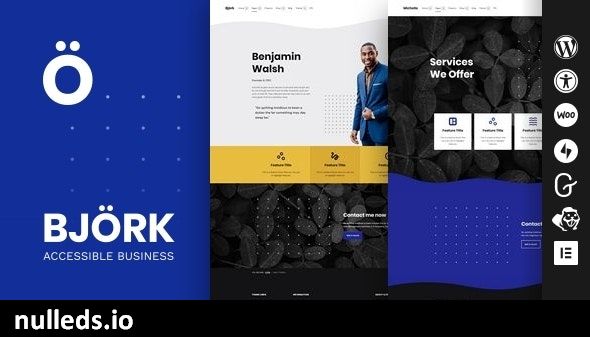 Björk - Accessible Portfolio WordPress Theme