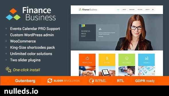 Finance Business - Company Office Corporate Theme