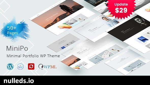 MiniPo - Multipurpose Minimal Portfolio WordPress Theme