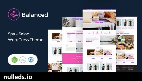 Balanced Spa - Salon, Spa WordPress Theme