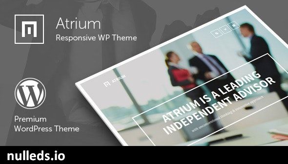 Atrium - Finance Consulting Advisor WordPress Theme