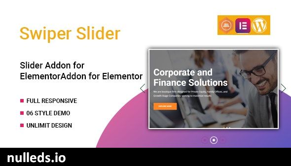 Swiper Slider Widget for Elementor