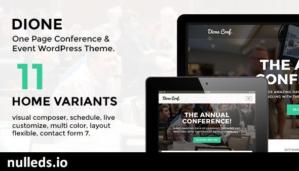 Dione – Conference & Event WordPress Theme