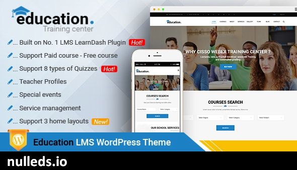 Education - LMS Responsive WordPress Theme