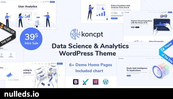 koncpt - Data Science & Analytics WordPress Theme