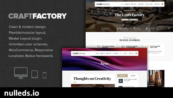 Craft Factory - Arts & Hobby Business WP Theme