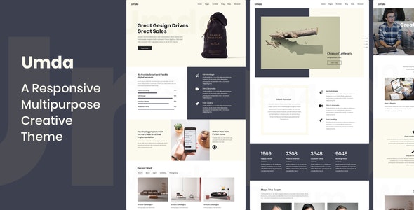 Umda - Responsive Multipurpose Creative Theme