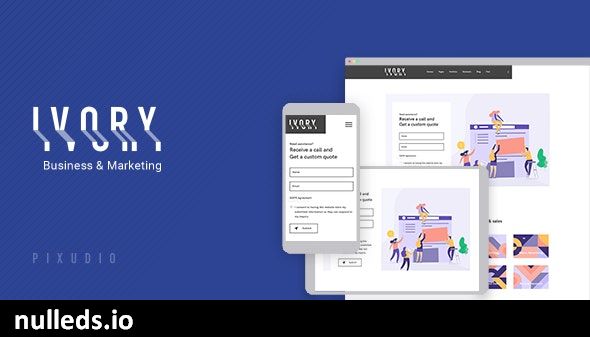 Ivory - Multipurpose Gutenberg Theme for Business and Marketing + RTL