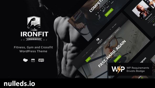 Ironfit - Fitness, Gym and Crossfit WordPress Theme