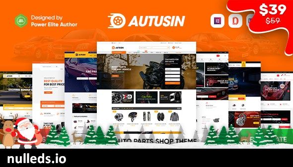 Autusin - Auto Parts & Car Accessories Shop Elementor WooCommerce WordPress Theme