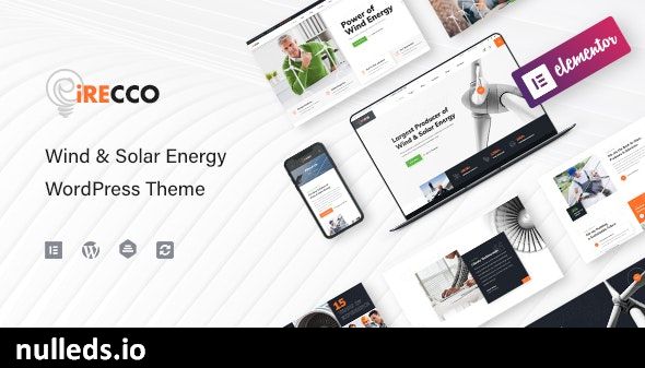 iRecco - Wind & Solar Energy WordPress Theme