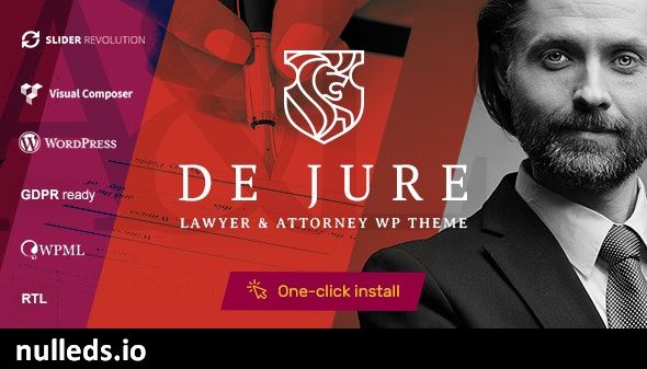 De Jure - Attorney and Lawyer WP Theme