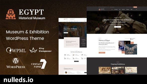 Egypt - Museum & Exhibition WordPress Theme