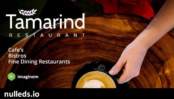 Tamarind Restaurant Theme for WordPress