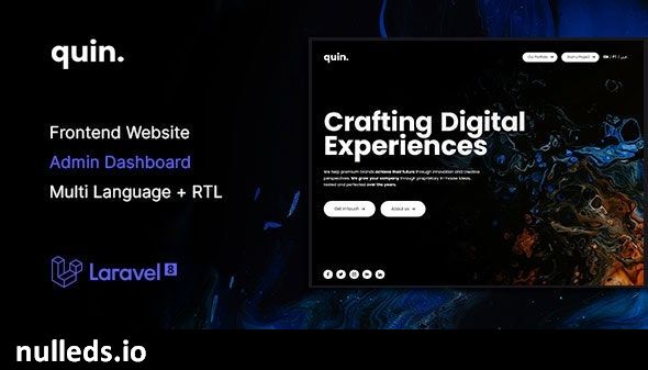 Quin - Multipurpose Website CMS & Creative Agency Management System