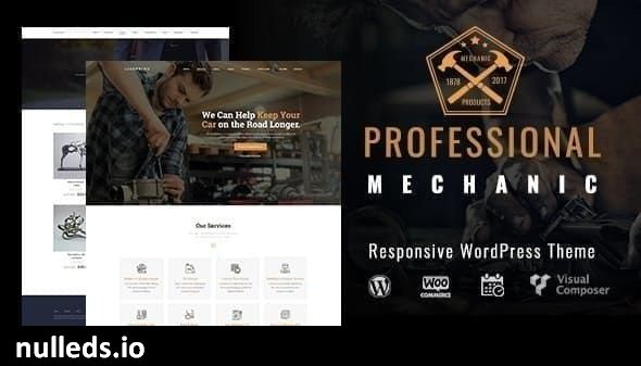 Mechanic |  Auto Repair WordPress Theme