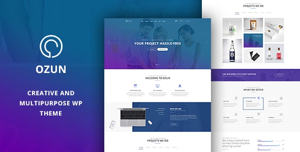 OZUN - Creative and Multipurpose WP Theme