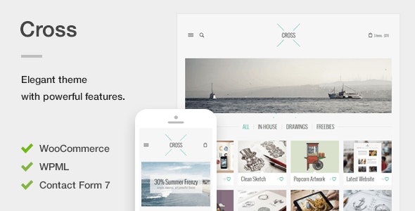 Cross - An Elegant Minimal WordPress Theme