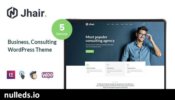 Jhair - Business, Consulting WordPress Theme