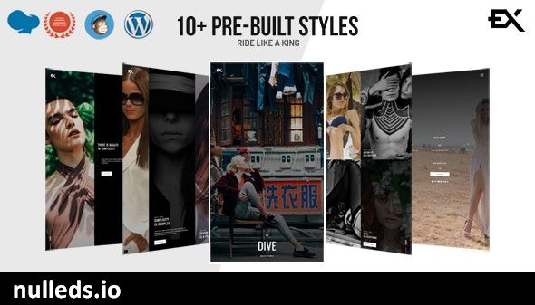 Dive - One Page Portfolio WordPress Theme