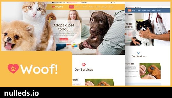 Woof! - Pet WordPress Theme