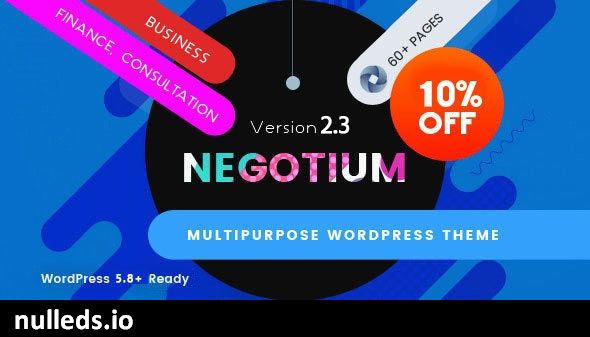 Negotium - Multipurpose Business WordPress Template