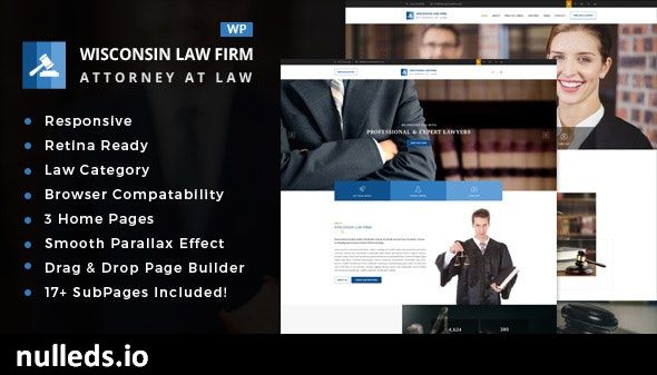 Wisconsin - Law Firm WordPress Theme