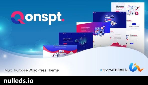 Qonspt - Isometric MultiPurpose WordPress Theme