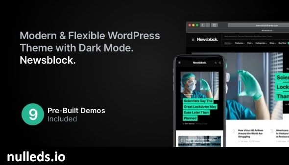 Newsblock - News & Magazine WordPress Theme with Dark Mode