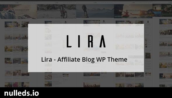 Lira - Amazon Affiliate Blog WordPress Theme