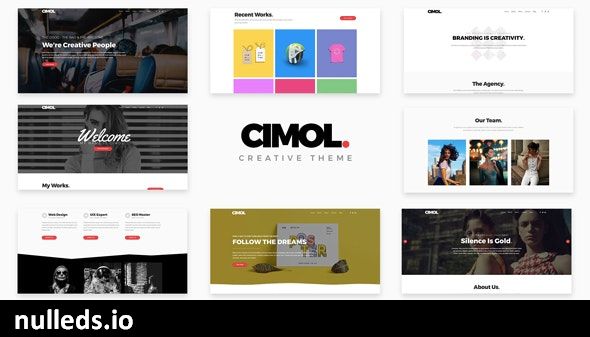 Cimol - Responsive One & Multi Page Portfolio Theme