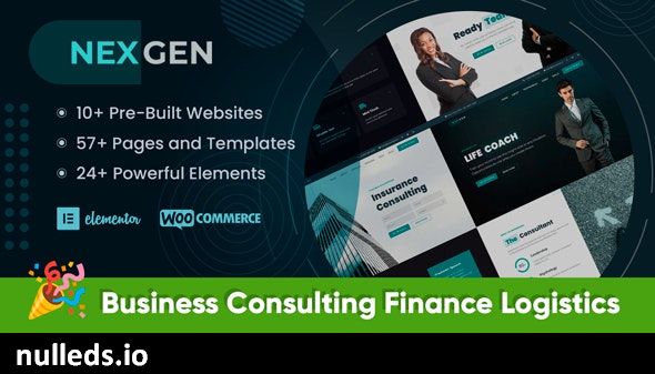 Nexgen - Consulting Elementor WordPress Theme