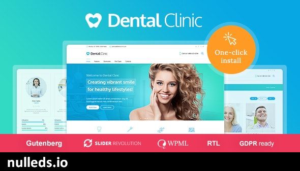 Medical & Dentist WordPress Theme - Dental Clinic