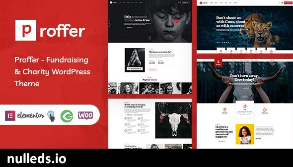 Proffer - Fundraising & Charity WordPress Theme