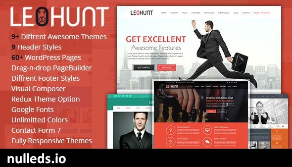 LeoHunt - Responsive MultiPurpose WordPress Theme