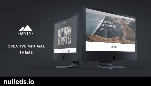 Mountain - One Page Parallax WordPress Theme