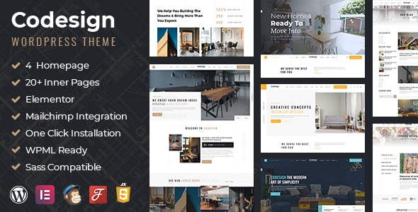 CoDesign - Architect & Interior WordPress Theme