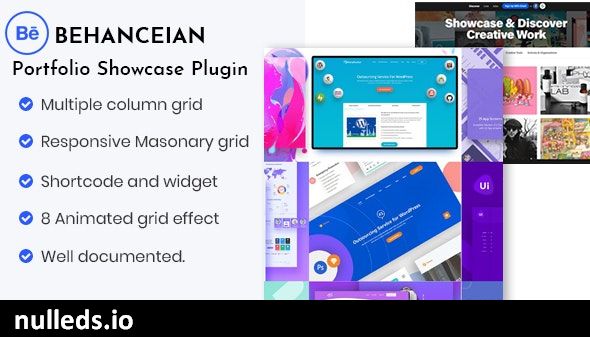 Behanceian behance portfolio showcase plugin