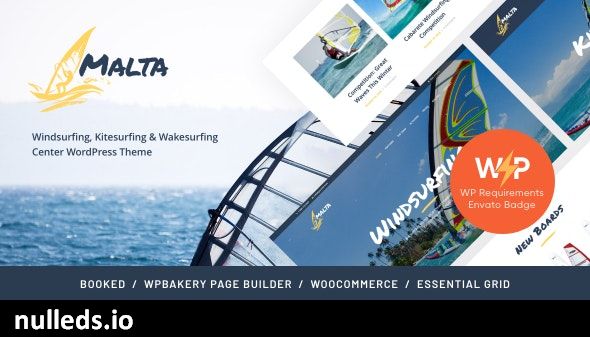 v1.1.8 Malta - Windsurfing, Kitesurfing & Wakesurfing Center WordPress Theme