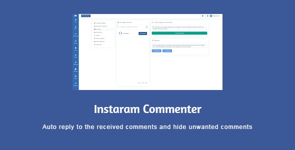 Icommenter - auto reply and moderate the Instagram comments