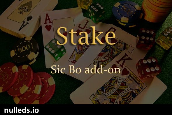 Sic Bo Add-on for Stake Casino Gaming Platform