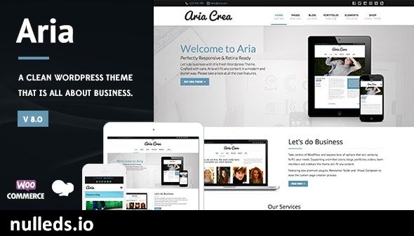 Aria - Pure Business WordPress Theme