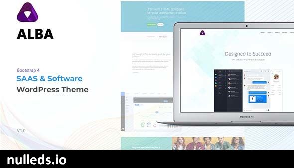 Alba - Startup/Software WordPress Theme