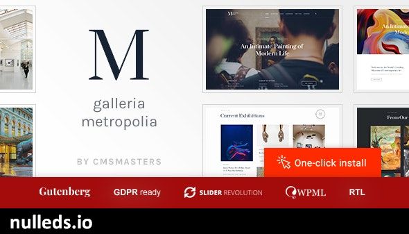 Galleria Metropolia -  Art Museum & Exhibition Gallery Theme