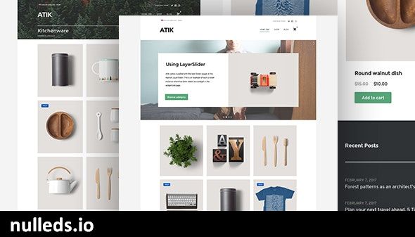 Atik - A Simple WordPress Theme for your Online Store