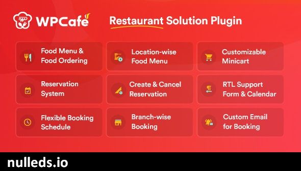 Restaurant Reservation, Food Menu & Food Ordering for WooCommerce