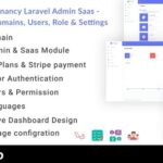 Multi-Tenancy Laravel Admin Saas - Domains, Users, Role, Permissions & Settings